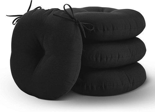Round outdoor chair - outdoor, cushions