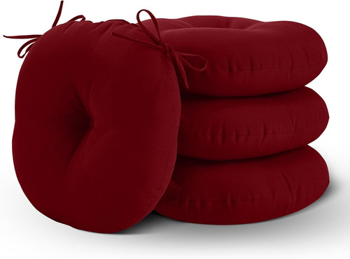 Round outdoor chair - outdoor, cushions