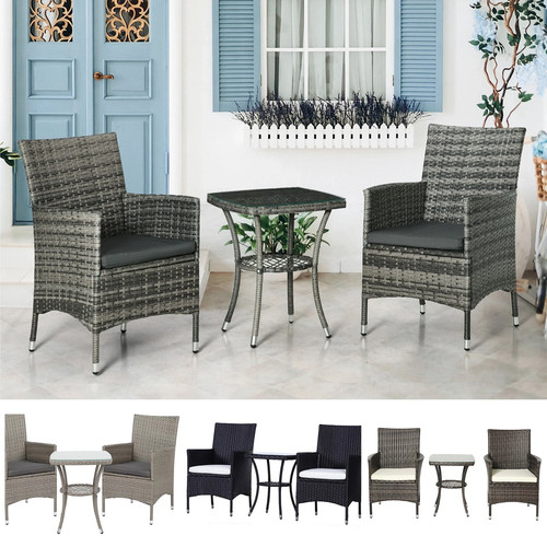 Bistro set with seat - set, cushions