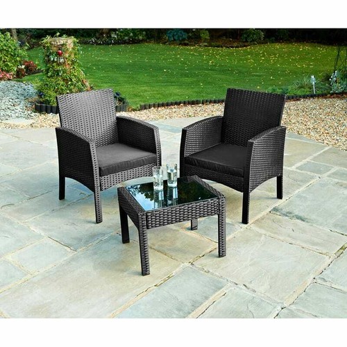 Rattan garden furniture set - garden, 2