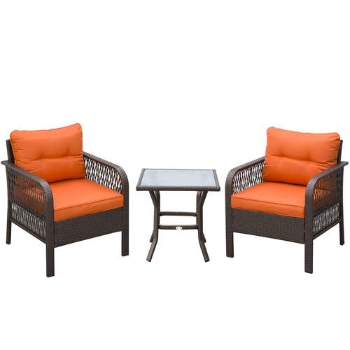 Pieces rattan bistro set - rattan,