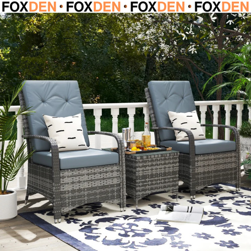 Piece rattan bistro - 3-piece,