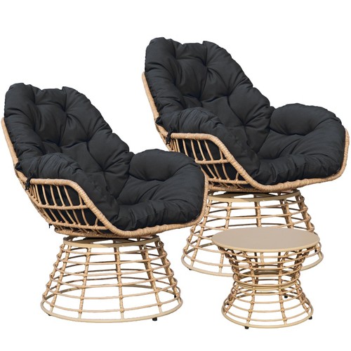 3pcs outdoor swivel - outdoor,