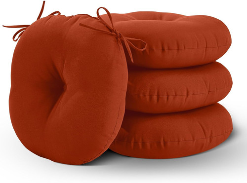 Round outdoor chair cushions - round,