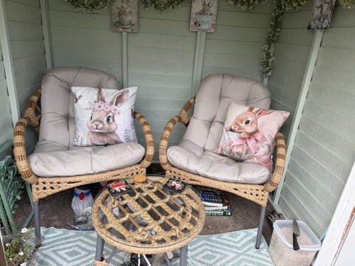 Piece rattan wicker bistro - 3-piece,