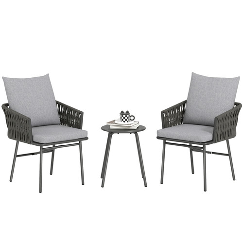 Rattan bistro set balcony - set,,